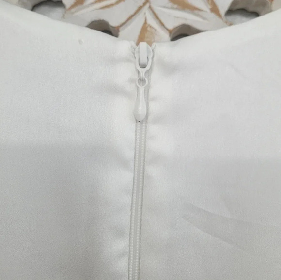 NWT Show me your MuMu Best Day Wedding Ivory Luxe Satin Rome Twist Gown - Picture 7 of 14